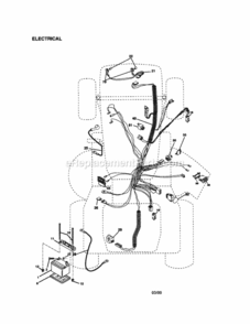 Page A Diagram and Parts List for 917273323  Craftsman Lawn Tractor