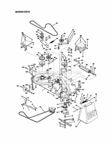 Page J Diagram and Parts List for 917273323  Craftsman Lawn Tractor