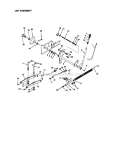 Page I Diagram and Parts List for 917273323  Craftsman Lawn Tractor