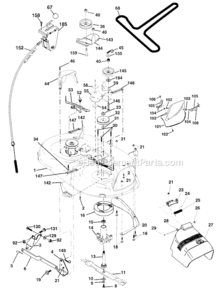 Mower_Deck Diagram and Parts List for 917273370  Craftsman Lawn Tractor