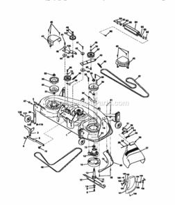 Page J Diagram and Parts List for 917273420  Craftsman Lawn Tractor