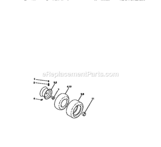 Page H Diagram and Parts List for 917273420  Craftsman Lawn Tractor