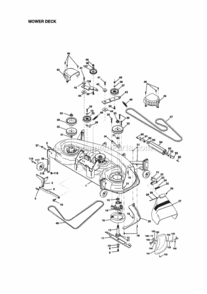 Page J Diagram and Parts List for 917273421  Craftsman Lawn Tractor