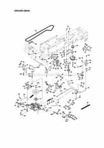 Page C Diagram and Parts List for 917273421  Craftsman Lawn Tractor