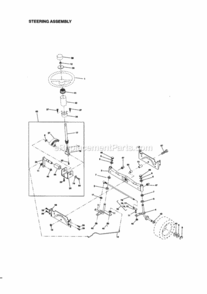 Page D Diagram and Parts List for 917273421  Craftsman Lawn Tractor