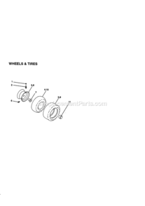Page H Diagram and Parts List for 917273421  Craftsman Lawn Tractor
