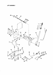 Page I Diagram and Parts List for 917273421  Craftsman Lawn Tractor