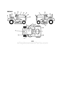 Part Location Diagram of 583064601 Craftsman Hood Decal