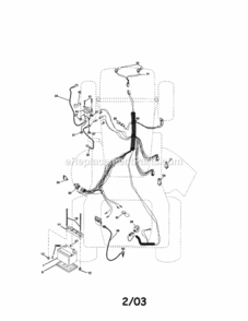 Page A Diagram and Parts List for 917273450  Craftsman Lawn Tractor