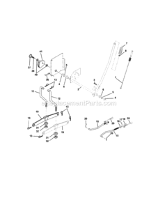 Page I Diagram and Parts List for 917273450  Craftsman Lawn Tractor