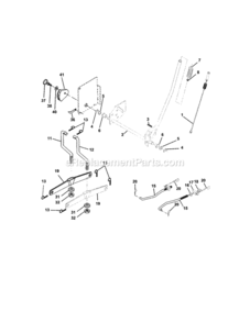 Page I Diagram and Parts List for 917273460  Craftsman Lawn Tractor