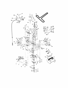 Page J Diagram and Parts List for 917273461  Craftsman Lawn Tractor