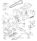 Ground Drive Diagram and Parts List for 917273470  Craftsman Lawn Tractor