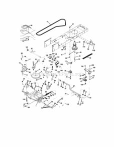 Page C Diagram and Parts List for 917273471  Craftsman Lawn Tractor