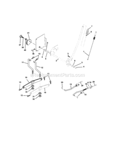Page I Diagram and Parts List for 917273500  Craftsman Lawn Tractor