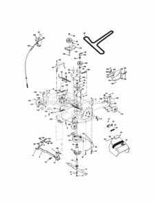 Page J Diagram and Parts List for 917273502  Craftsman Lawn Tractor