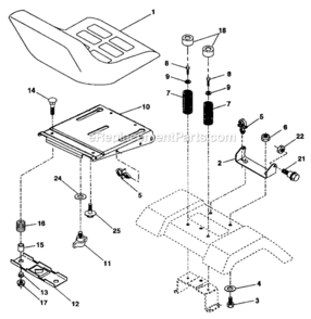 Part Location Diagram of 123740X Craftsman Compression Spring