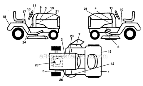 Part Location Diagram of 164065 Craftsman Insert decal