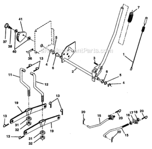 Part Location Diagram of 19211621 Craftsman Washer