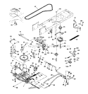 Ground Drive Diagram and Parts List for 917273639  Craftsman Lawn Tractor