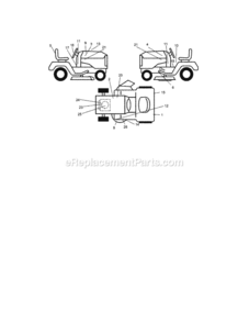 Part Location Diagram of 185980 Generac BAFFLE ROD; 12HP CSR; (911-0