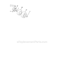 Wheels_And_Tires Diagram and Parts List for 917273821  Craftsman Lawn Tractor