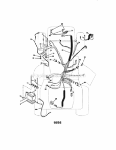 Part Location Diagram of 164767 Craftsman Engine Harness