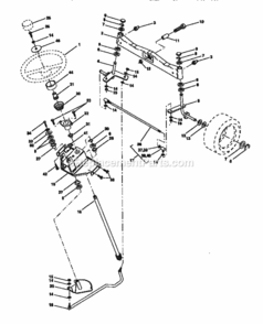 Page D Diagram and Parts List for 917273940  Craftsman Lawn Tractor