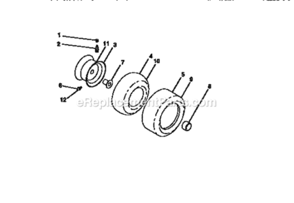Page H Diagram and Parts List for 917273940  Craftsman Lawn Tractor