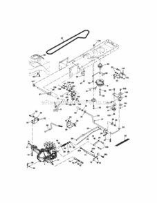 Page C Diagram and Parts List for 917274040  Craftsman Lawn Tractor