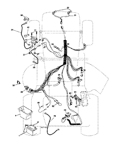 Part Location Diagram of 171639 Craftsman Deck Assembly