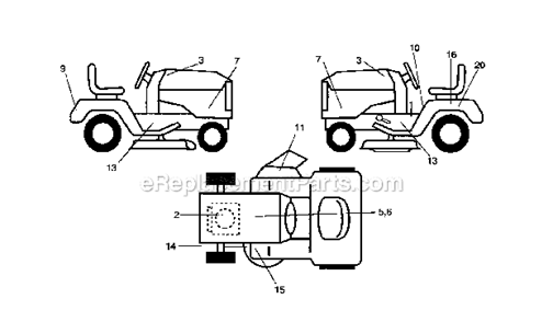 Part Location Diagram of 189244 Craftsman Decal Engine