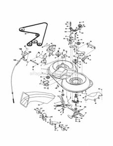 Page J Diagram and Parts List for 917274421  Craftsman Lawn Tractor