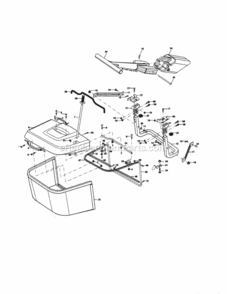 Page K Diagram and Parts List for 917274421  Craftsman Lawn Tractor