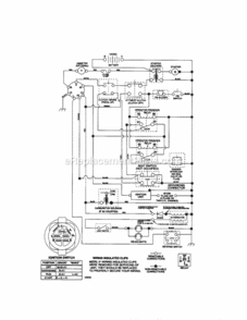 Page L Diagram and Parts List for 917274421  Craftsman Lawn Tractor