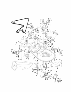 Page J Diagram and Parts List for 917274460  Craftsman Lawn Tractor