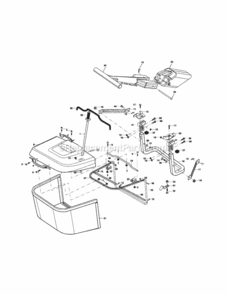Page K Diagram and Parts List for 917274460  Craftsman Lawn Tractor