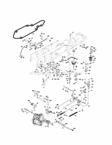 Page C Diagram and Parts List for 917274460  Craftsman Lawn Tractor