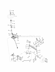 Page D Diagram and Parts List for 917274460  Craftsman Lawn Tractor