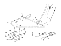 Lift Assembly Diagram and Parts List for 917274761  Craftsman Lawn Tractor