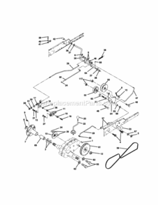 Page C Diagram and Parts List for 917274950  Craftsman Lawn Tractor