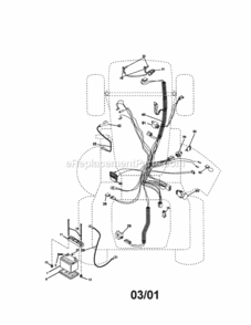 Page A Diagram and Parts List for 917274960  Craftsman Lawn Tractor