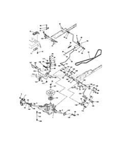 Page C Diagram and Parts List for 917274960  Craftsman Lawn Tractor