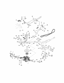 Page B Diagram and Parts List for 917274980  Craftsman Lawn Tractor