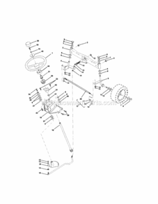 Page D Diagram and Parts List for 917275010  Craftsman Lawn Tractor