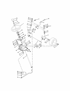 Page D Diagram and Parts List for 917275011  Craftsman Lawn Tractor