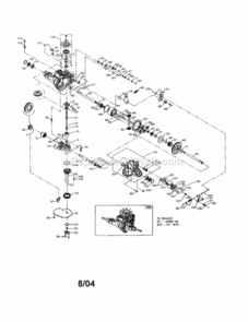 Page K Diagram and Parts List for 917275020  Craftsman Lawn Tractor