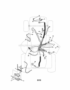 Page A Diagram and Parts List for 917275021  Craftsman Lawn Tractor