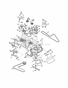 Page J Diagram and Parts List for 917275021  Craftsman Lawn Tractor