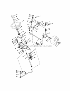 Page D Diagram and Parts List for 917275021  Craftsman Lawn Tractor